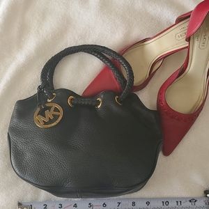 *****SOLD***** Michael Kors leather Satchel